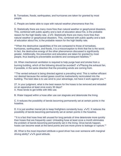 SOLUTION: Firefighter practice exam complete questions and answers 2023 ...