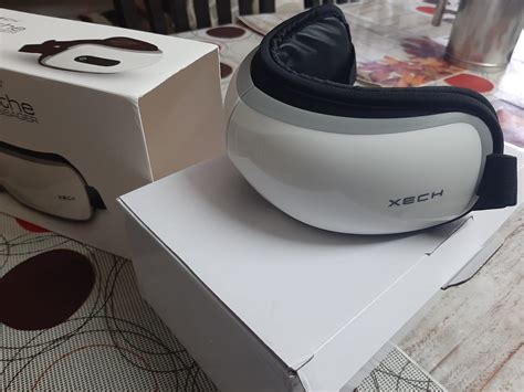 XECH Eye Massager with Heat Vibration Pressure & Music iSoothe Wireless ...