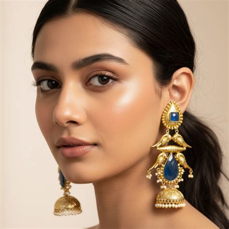 The Neel Mayura Jhumkas – Anaagha
