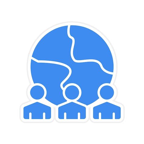 Demographics icon vector image can be used for social media agency ...