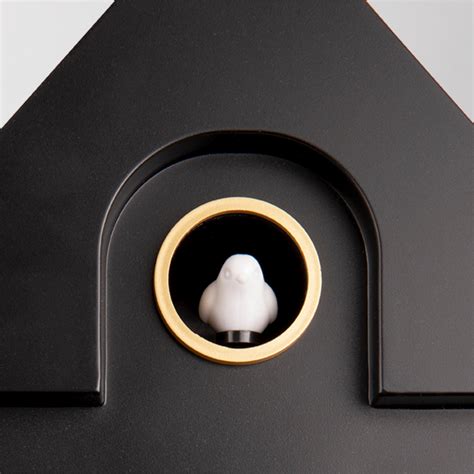 Leif Matte Black Cuckoo Clock | Vaunt Design