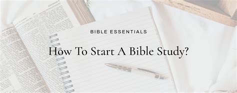 Image result for Bible Study Beginning