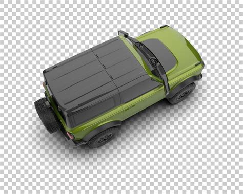 Realistic suv isolated on background 3d rendering illustration ...