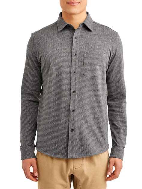 Mens Long Sleeve Knit Shirt at Harry Brawner blog