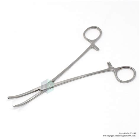 Kocher’s Forceps Curved Stainless Steel Surgical Hemostatic Clamp ...