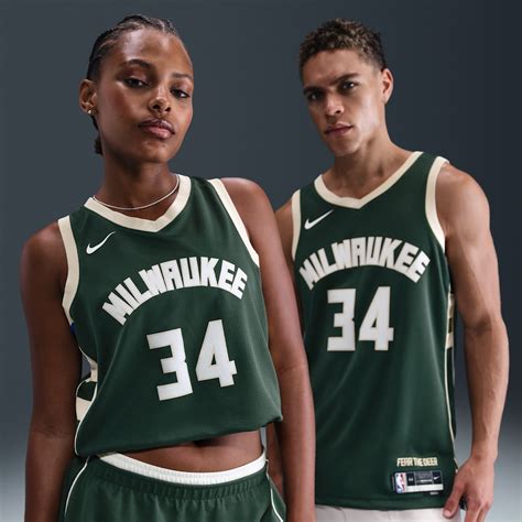 Hombre Milwaukee Bucks Jerseys Tops. Nike MX