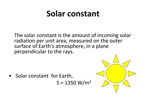 Image result for Solar Constant Definition