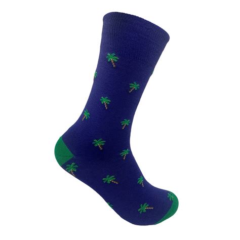 Coconut Tree Socks For Men – Mint & Oak