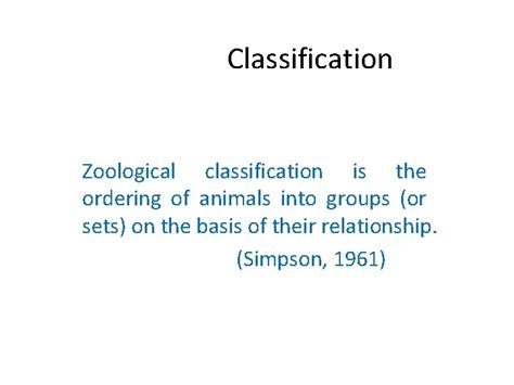 Zoological Classification 的图像结果