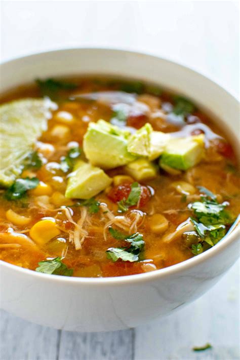 Slow Cooker Spicy Chicken Soup - Slow Cooker Gourmet