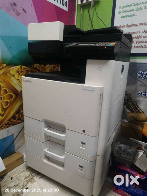 A3 COLOR Xerox Machine, 2 Trays, Network, Scan, Kyocera 8124CDN - Hard ...