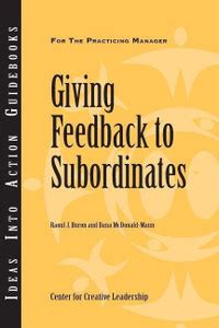 Giving Feedback to Subordinates: Buy Giving Feedback to Subordinates by ...