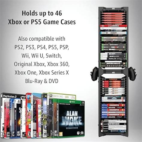 ADZ Universal Game Holder 46 Game Storage Tower Rack India | Ubuy