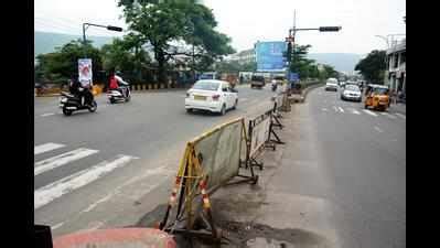 Child right group demands removal of road-stoppers | Visakhapatnam News ...