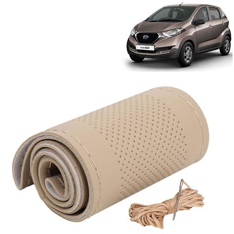 KINGSWAY® Car Steering Wheel Cover Sewable Compatible with Datsun Redi ...