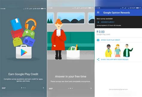 Google launches new Opinion Reward app in India, now get paid to take ...