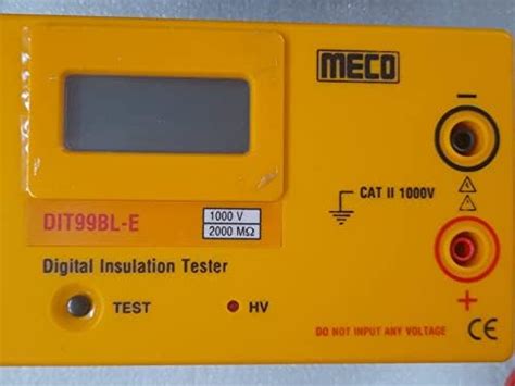 Meco-G Megohmmeter 1000V Insulation Resistance Tester, Electrical ...