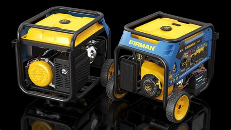 FIRMAN T07571 Tri Fuel Generator 3D | 3D Molier International