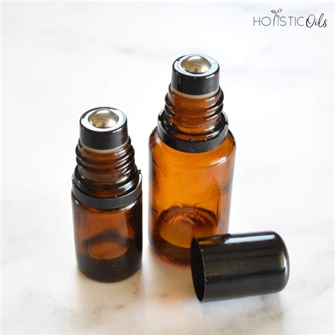 Holistic Oils Roller Top Inserts for 5/15ml Essential Oil Bottles (12 ...
