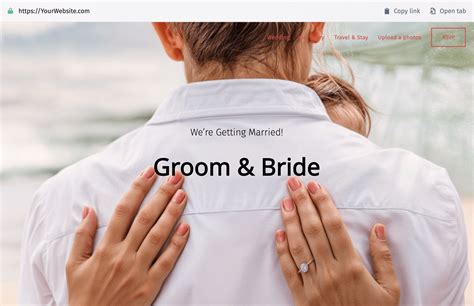 How to Create a Wedding Website - 7 Easy Steps to Make a Wedding ...