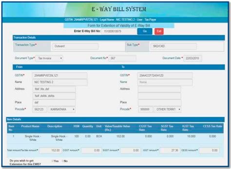 Computing Distance Covered, Determining E-way Bill Validity & its ...