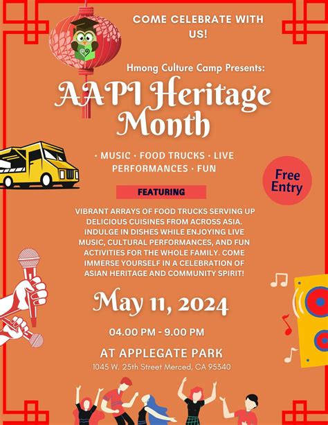 AAPI Heritage Month Celebration at Applegate Park, Merced on 11th May, 2024