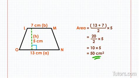 Kuvatulokset haulle area of a trapezoid