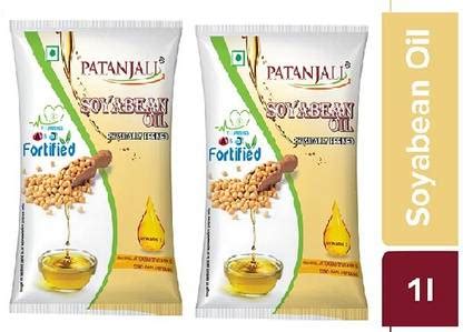 PATANJALI FORTIFIED SOYABEAN OIL 1 LTR (P) ( PACK OF 2) Soyabean Oil ...