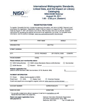 Niso Form - Fill and Sign Printable Template Online