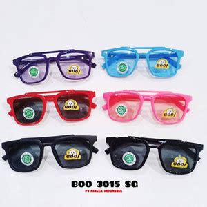 Jual Kacamata Anak Type BOO 3015 SG Fashion Anak Gaya Anti silau - Biru ...