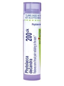 Phytolacca Decandra 200ck - 1 Tube (approx. 80 pellets) - Boiron ...