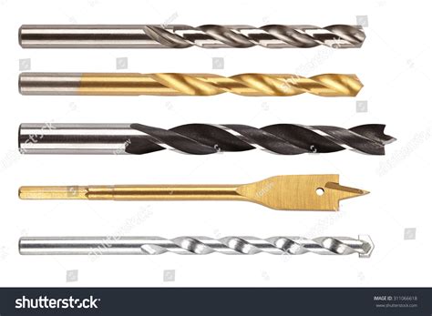 Set Drill Bits Different Types Drills Stock Photo 311066618 | Shutterstock