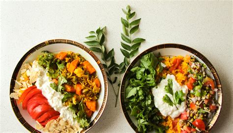 Indian Veggie Rice Bowls - Dining and Cooking
