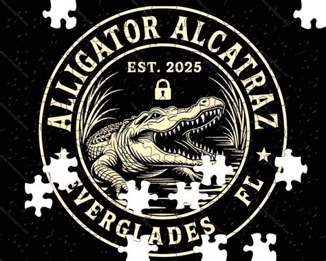 Alligator Alcatraz Jigsaw Puzzle P-1027 - DOMAGRON
