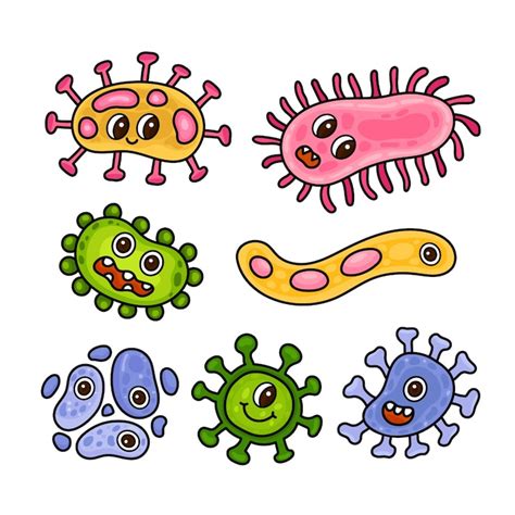 Cartoon bacteria Images - Free Download on Freepik