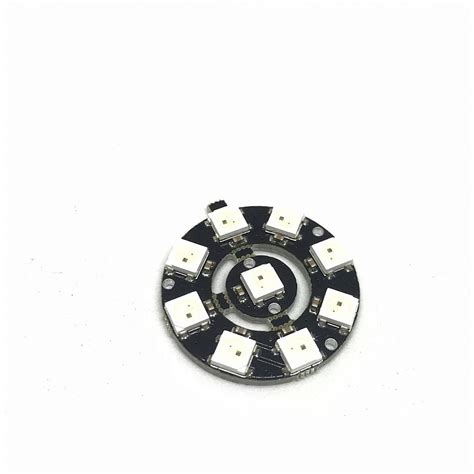 9Bit WS2812B 5050 RGB LED Built-in Full Color Driving Lights Circular ...
