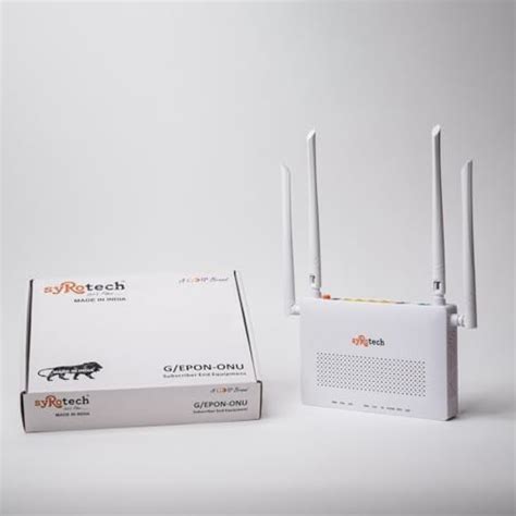Syrotech SY-GPON-4010-WDONT GPON ONT, 4 GE+WiFi+POTS+USB3.0 - Buy ...