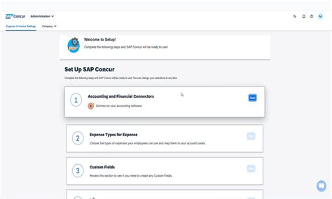Concur Expense, ERP Configuration for Finance