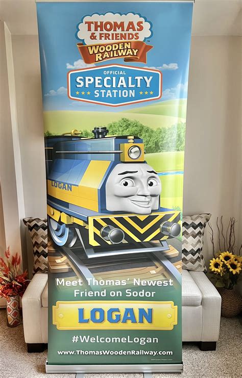 TrainToons on Twitter: "🚂 I purchased a Logan banner the other day from ...