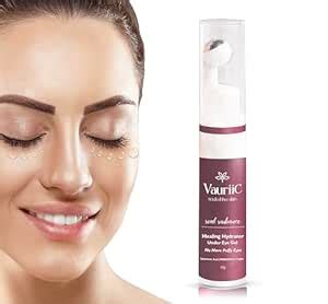 VauriiC Coffee & Vitamin C Under Eye Cream Gel for Dark Circles, Puffy ...