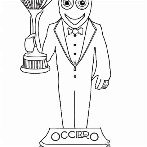 10 Desenhos do Oscar para Imprimir e Colorir!