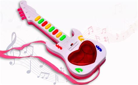 Buy Kids Mandi Musical Mini Guitar Toy with Musical Rhymes Sound and 3D ...