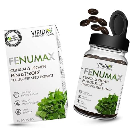 Buy Viridio Fenumax- Fenusterols-Fenugreek Seed Extract capsule 300 Mg ...
