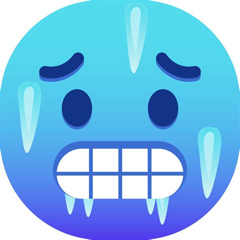 cold face emoji 20522294 PNG