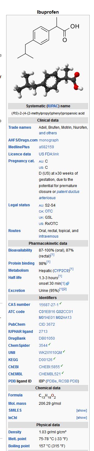 Ibuprofen (injection) - wikidoc