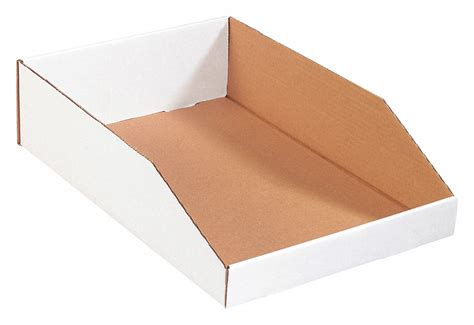 PARTNERS BRAND, Bins,Open Top,12x18x4x1/2",PK50 - 51CJ84|BINEB1812 ...