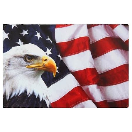 Sunburst Systems Decal Flag Eagle 3 in x 4.5 in, 4-Pack PK 6111 | Zoro