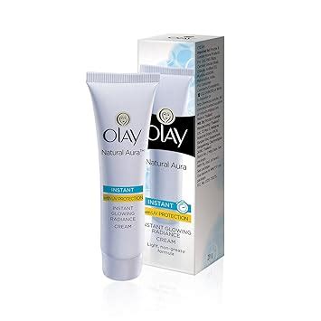 Olay Natural Aura Vitamin B3, Pro B5, E With Uv Protection Cream, 20 Gm ...