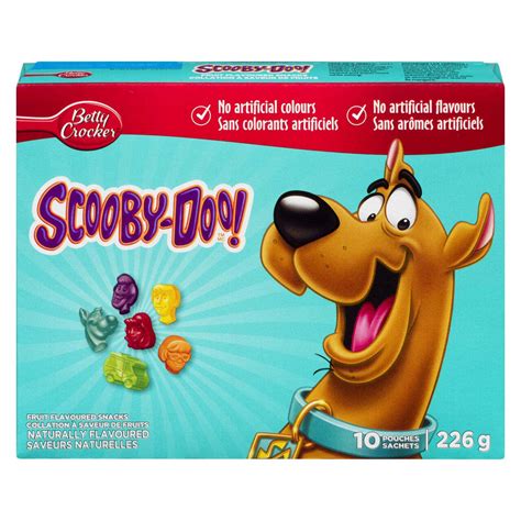 Betty Crocker Fruit Snacks Scooby Doo, 10ct, 226g/8oz. (Imported from ...