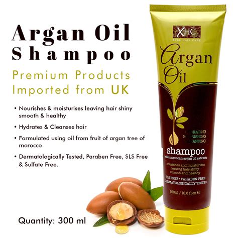 Xpel Marketing Moroccan Argan Oil Shampoo-Ultra-Hydrating, Nourishes ...